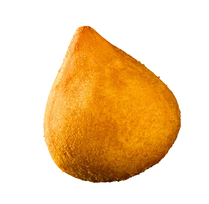 Coxinha frita crocante e dourada – Vó Linda Casa de Salgados